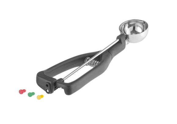 Iskremskje - venstrehendt - 49mm - Svart - for Storkjøkken - XL - Storkjøkken