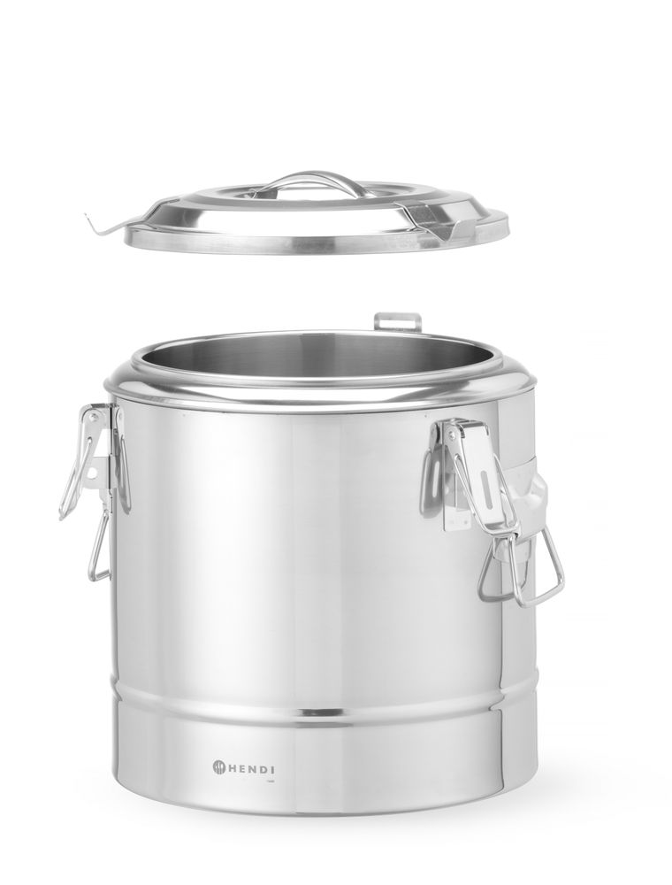 Isolert bærbar beholder, 36L, ⌀400x(H)500mm - for Storkjøkken - XL - Storkjøkken
