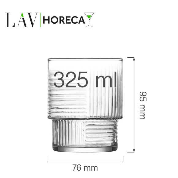 Istanbul brusglass 325 ml, LAV, Min. kjøp: 12 - for Storkjøkken - XL - Storkjøkken