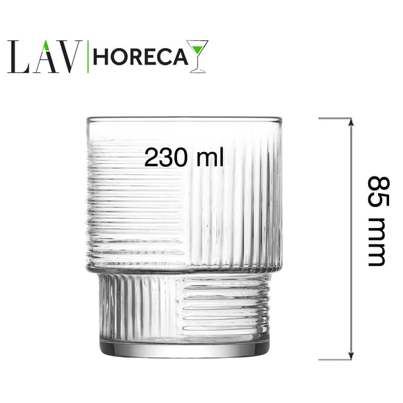 Istanbul lavt glass, 230 ml, LAV, Min. kjøp: 12 - for Storkjøkken - XL - Storkjøkken