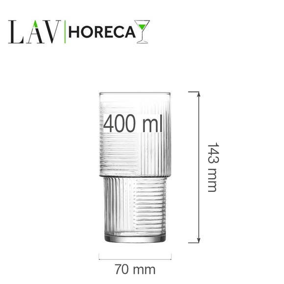 Istanbul longdrinkglass 400 ml, LAV, Min. kjøp: 12 - for Storkjøkken - XL - Storkjøkken
