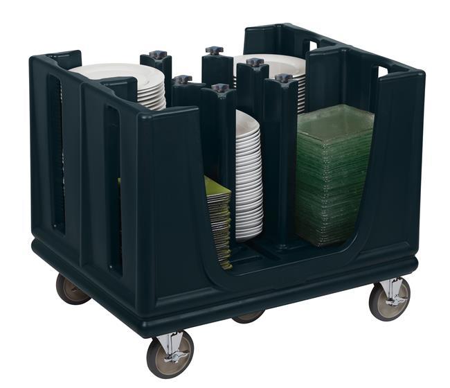 Justerbar oppvaskvogn, svart, 984x760x(h)900 mm - for Storkjøkken - XL - Storkjøkken