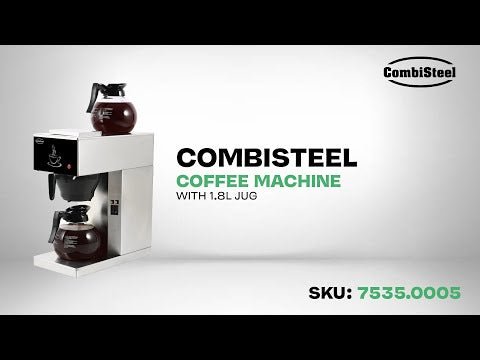 Kaffemaskin inkl. 2 kaffekanner i glass 1,8l - for Storkjøkken - XL - Storkjøkken