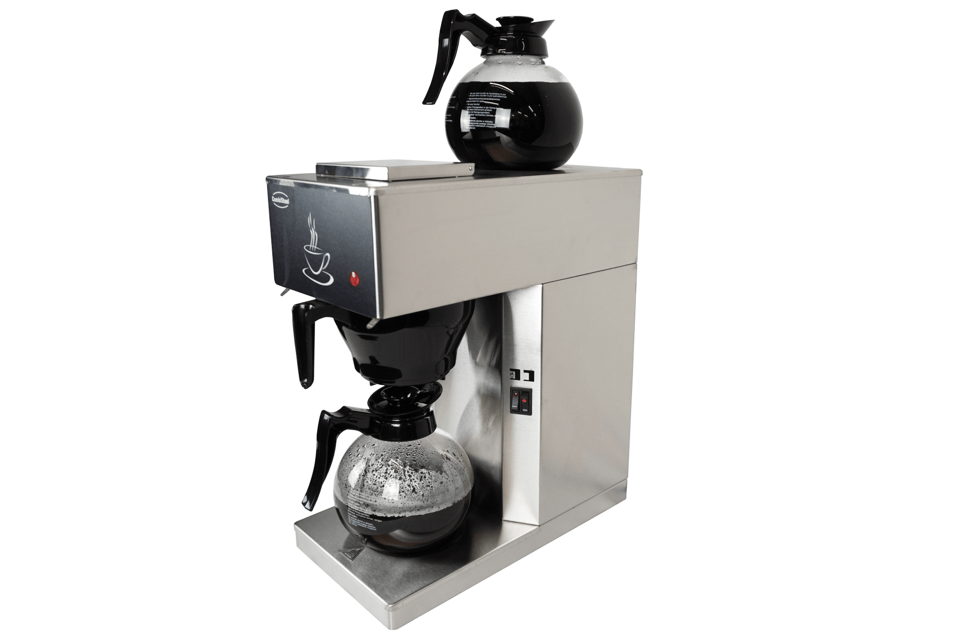 Kaffemaskin inkl. 2 kaffekanner i glass 1,8l - for Storkjøkken - XL - Storkjøkken