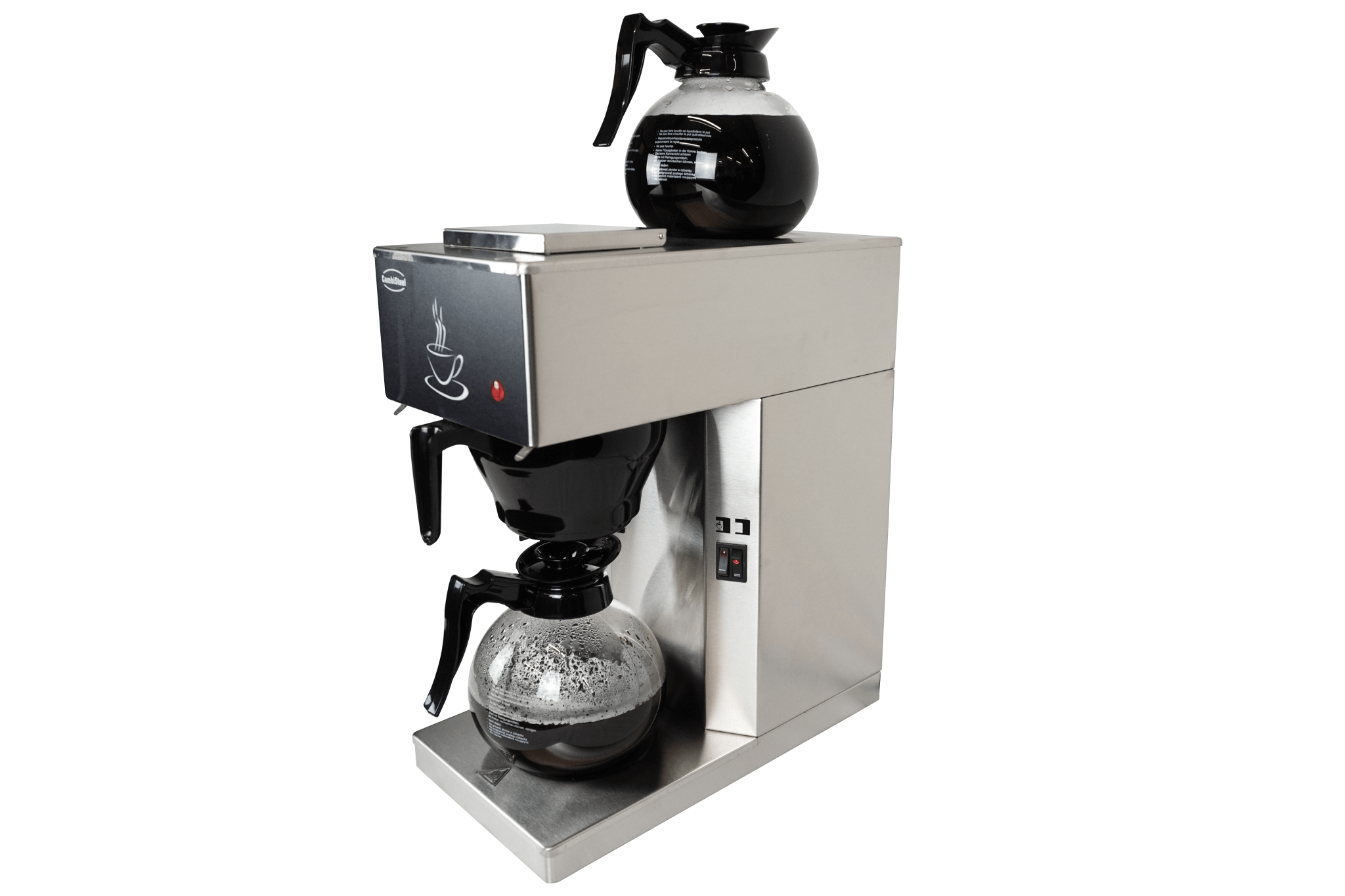 Kaffemaskin inkl. 2 kaffekanner i glass 1,8l - for Storkjøkken - XL - Storkjøkken