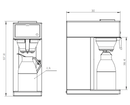 Kaffemaskin inkl. termokanne 2,0l - for Storkjøkken - XL - Storkjøkken