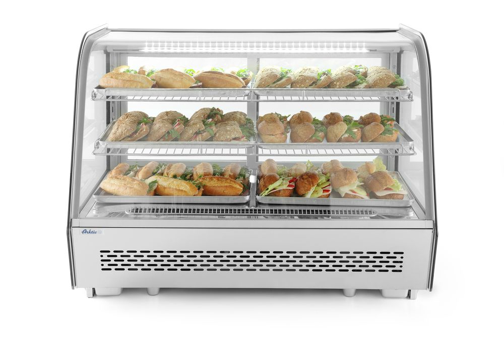 Kakedisplay kjøleskap, Arktic - 160L - for Storkjøkken - XL - Storkjøkken