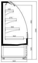 Kaldt display 1.3 - for Storkjøkken - XL - Storkjøkken