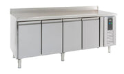 Kjølebenk med bakkant 4 dører - for Storkjøkken - XL - Storkjøkken