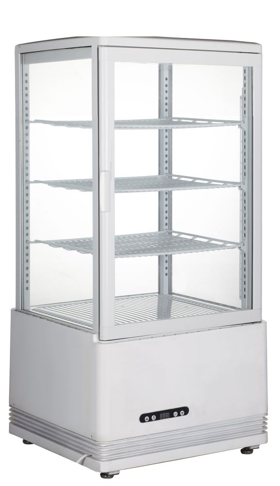 Kjøle vitrineskap 68L, Arktic, White, 230V/170W, 452x406X (H) 891mm - for Storkjøkken - XL - Storkjøkken