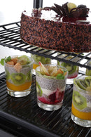 Kjøle vitrineskap 78L, Arktic, svart, 230V/170W, 452x406X (H) 966mm - for Storkjøkken - XL - Storkjøkken