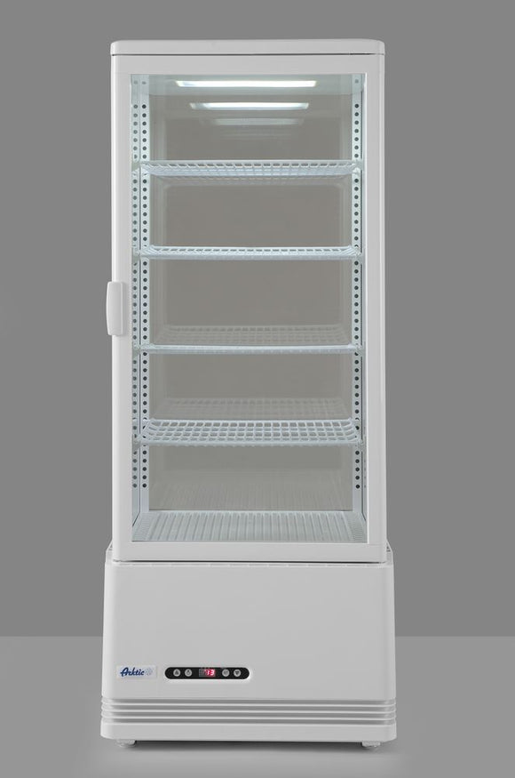 Kjøle vitrineskap 98L, Arktic, White, 230V/210W, 452x406X (H) 1116mm - for Storkjøkken - XL - Storkjøkken