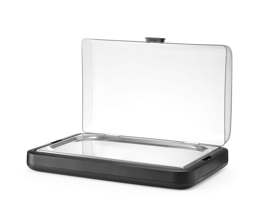 Kjøledisplay UNIQ, designet av Robert Bronwasser, GN 1/1, 593x389x(H)147mm - for Storkjøkken - XL - Storkjøkken