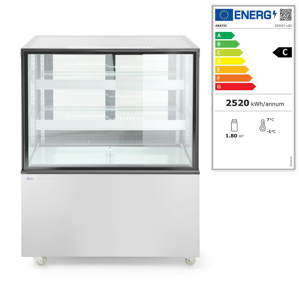 Kjølemonter med 2 hyller, Arktic, 610L, 230V/500W, 1815x675X (H) 1210mm - for Storkjøkken - XL - Storkjøkken