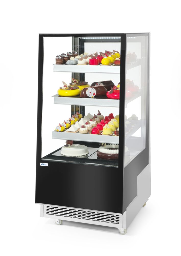 Kjølemonter med 3 skrå hyller, Arktic, 300L, 230V/480W, 650x805X (H) 1445mm - for Storkjøkken - XL - Storkjøkken