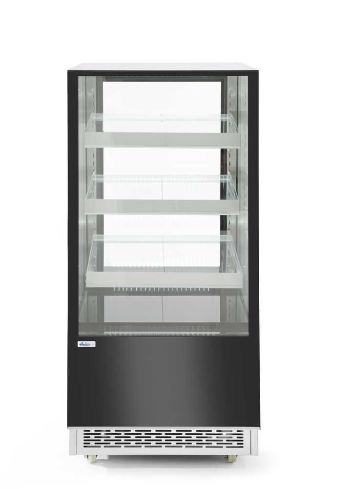 Kjølemonter med 3 skrå hyller, Arktic, 300L, 230V/480W, 650x805X (H) 1445mm - for Storkjøkken - XL - Storkjøkken