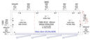 Kjølerom 3600x1200x2200 4 glassdører *transport på forespørsel* - for Storkjøkken - XL - Storkjøkken