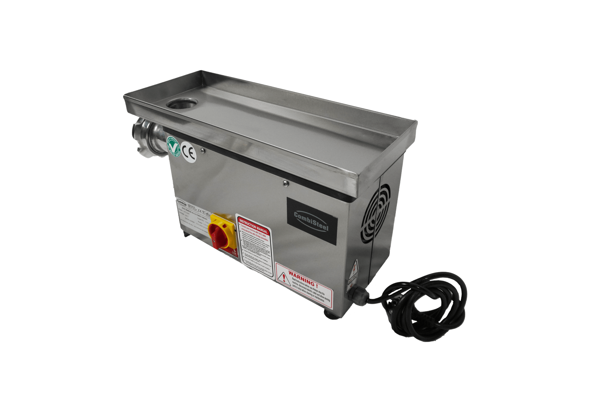 Kjøttgrinner 12 - 75kg/h 230v - med fast hode - for Storkjøkken - XL - Storkjøkken