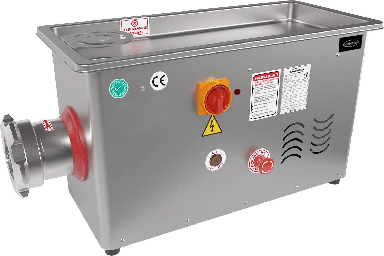 Kjøttgrinner 22 - 450kg/h 400v - med fast hode - for Storkjøkken - XL - Storkjøkken