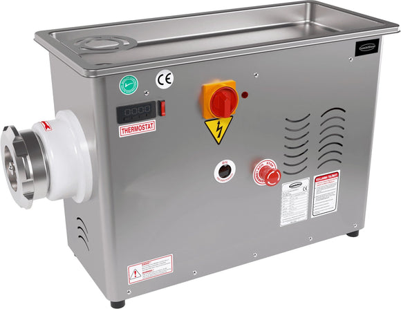 Kjøttgrinner 32 - 750kg/h 230v - med fast kjølt hode - for Storkjøkken - XL - Storkjøkken