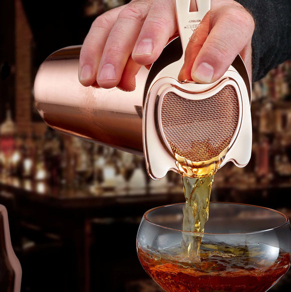 Klassisk barskje, kobberbelagt, 400 mm - for Storkjøkken - XL - Storkjøkken