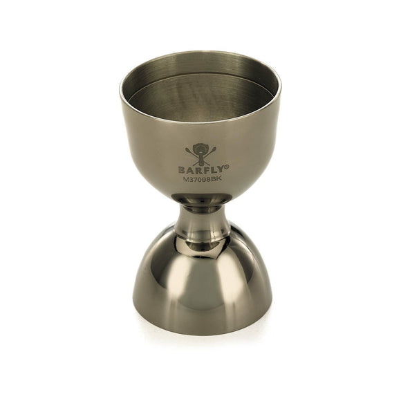 Klokkejigger med rett kant, svart, 25/50 ml - for Storkjøkken - XL - Storkjøkken