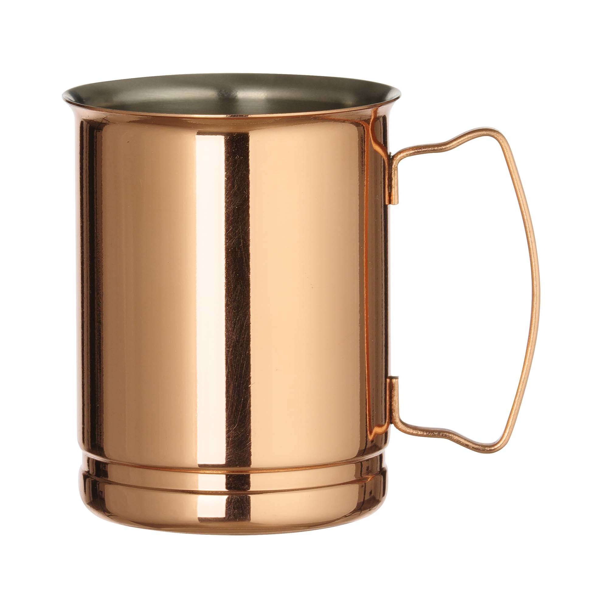 Kobberbelagte krus, Bar up, Ølkrus, 0,4L, Kobber, 85x(H)105mm - for Storkjøkken - XL - Storkjøkken