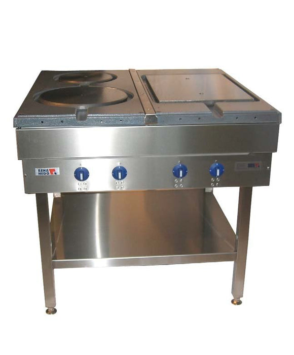 Koketopp - kokebord BEHA 2.61A - 230V - 400V - 4,5,0kW - for Storkjøkken - XL - Storkjøkken