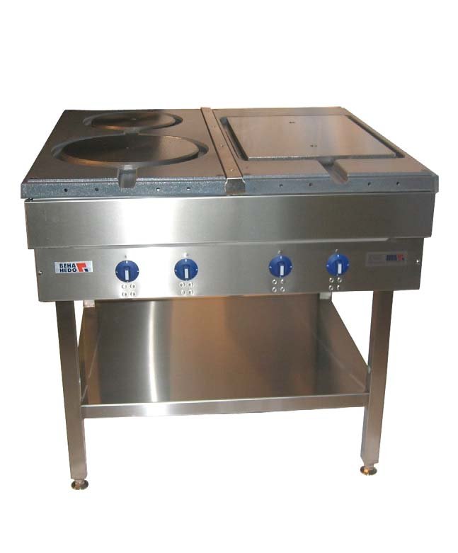 Koketopp - kokebord BEHA 2.61AAB - 230V - 400V - 13,5,0kW - for Storkjøkken - XL - Storkjøkken