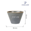 Konisk bolle i stein, Ø120 mm, 200ml - Min. kjøp: 6 - for Storkjøkken - XL - Storkjøkken