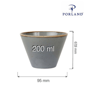 Konisk bolle i stein, Ø120 mm, 200ml - Min. kjøp: 6 - for Storkjøkken - XL - Storkjøkken