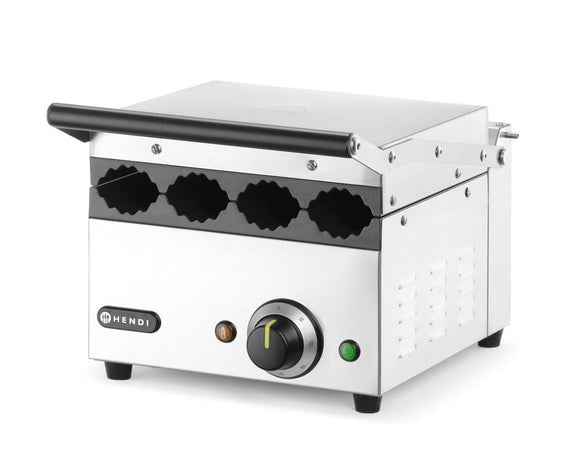 Kontaktgrill for pølser og wraps, 220 - 240V/1800W, 385x285x(H)254mm - for Storkjøkken - XL - Storkjøkken