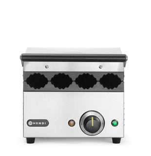 Kontaktgrill for pølser og wraps, 220 - 240V/1800W, 385x285x(H)254mm - for Storkjøkken - XL - Storkjøkken