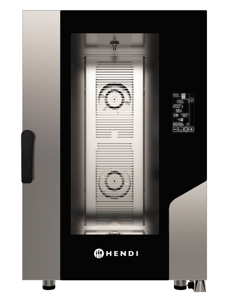 Konveksjonsdampovn KONTAKT 11x GN1/1, HENDI, 400V/15400W, 730x849x(H)1130mm - for Storkjøkken - XL - Storkjøkken