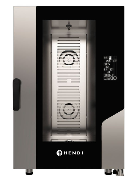 Konveksjonsdampovn KONTAKT 11x GN1/1, HENDI, 400V/15400W, 730x849x(H)1130mm - for Storkjøkken - XL - Storkjøkken