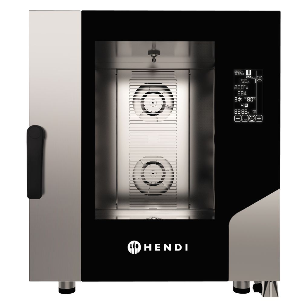 Konveksjonsdampovn KONTAKT 7x GN 1/1, HENDI, 400V/10400W, 730x849x(H)850mm - for Storkjøkken - XL - Storkjøkken