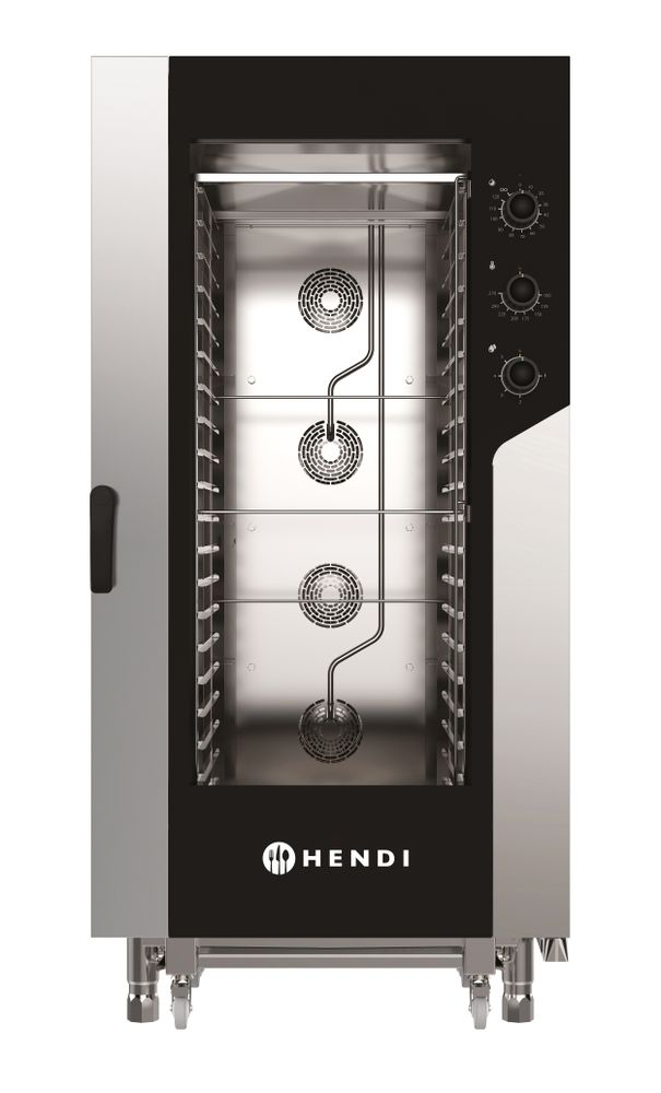Konveksjonsdampovn STYRING 5x GN 1/1, GN 1/1, 400V/7800W, 730x855x(H)700mm - for Storkjøkken - XL - Storkjøkken