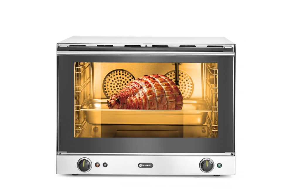 Konveksjonsovn med fukting H100S, GN 1/1, 230V/3500W, 699x608x(H)550mm - for Storkjøkken - XL - Storkjøkken