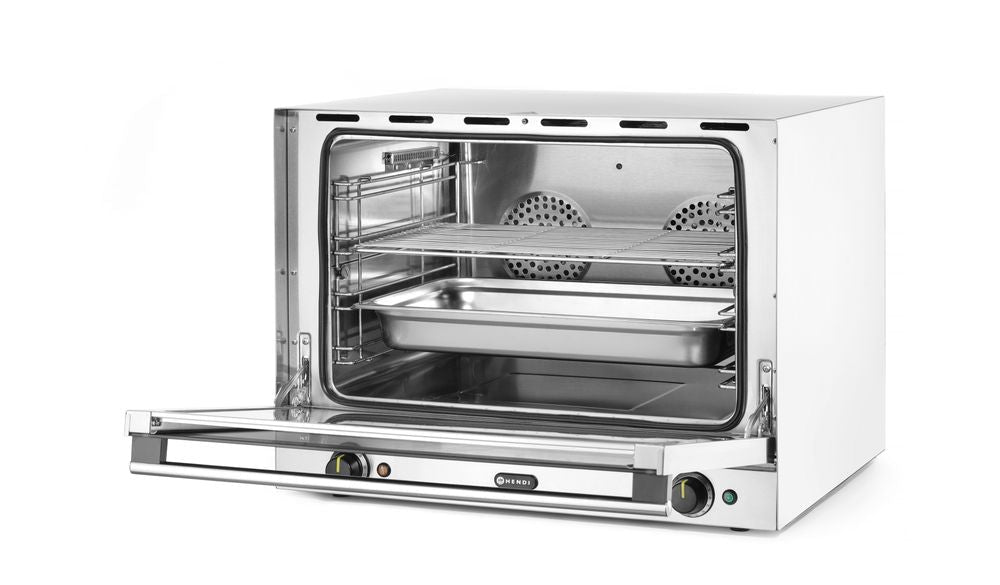 Konveksjonsovn med fukting H100S, GN 1/1, 230V/3500W, 699x608x(H)550mm - for Storkjøkken - XL - Storkjøkken