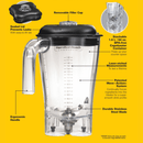 Kopolyester krukke for FDHBF600R - CE, 1,8L - for Storkjøkken - XL - Storkjøkken