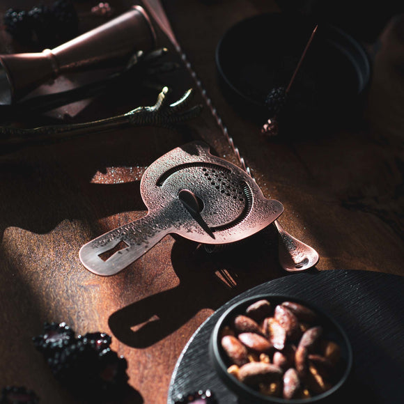 Kraftig fjærsil, antikk kobber, 150 mm - for Storkjøkken - XL - Storkjøkken