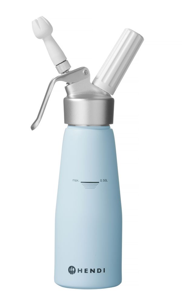 Kremdispenser - 0,5L - Pastellblå - for Storkjøkken - XL - Storkjøkken
