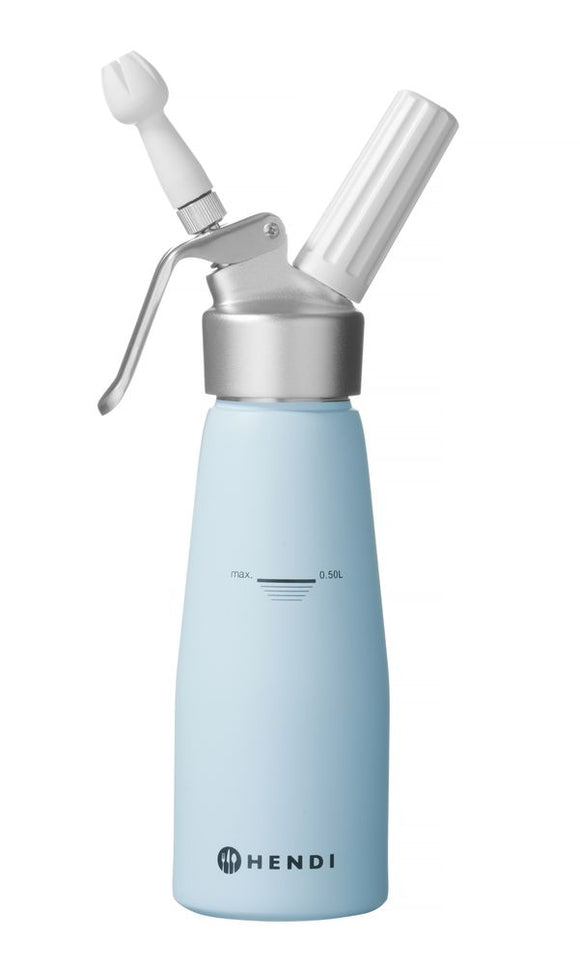 Kremdispenser - 0,5L - Pastellblå - for Storkjøkken - XL - Storkjøkken