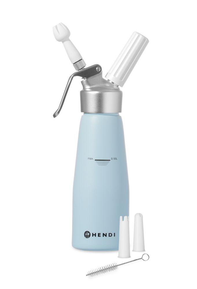 Kremdispenser - 0,5L - Pastellblå - for Storkjøkken - XL - Storkjøkken