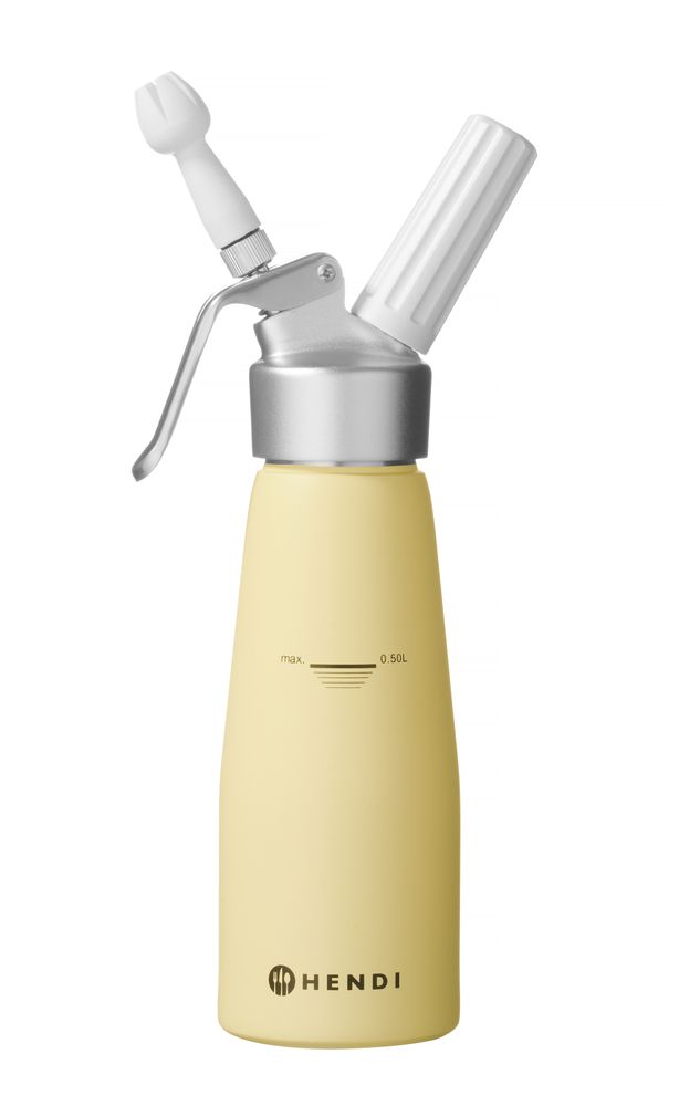 Kremdispenser - 0,5L - Pastellgul - for Storkjøkken - XL - Storkjøkken