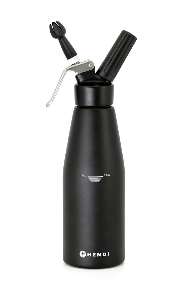 Kremdispenser - 0,95L - Svart - for Storkjøkken - XL - Storkjøkken