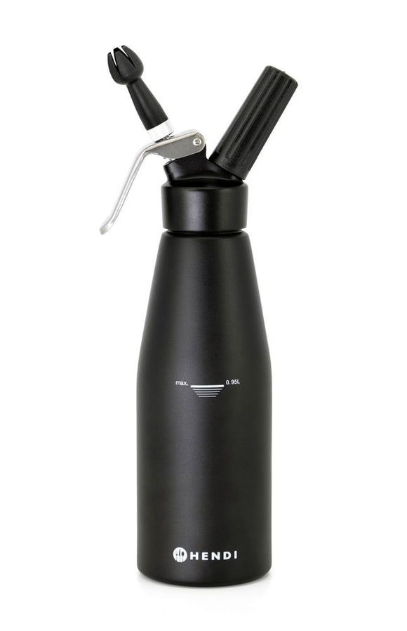 Kremdispenser - 0,95L - Svart - for Storkjøkken - XL - Storkjøkken