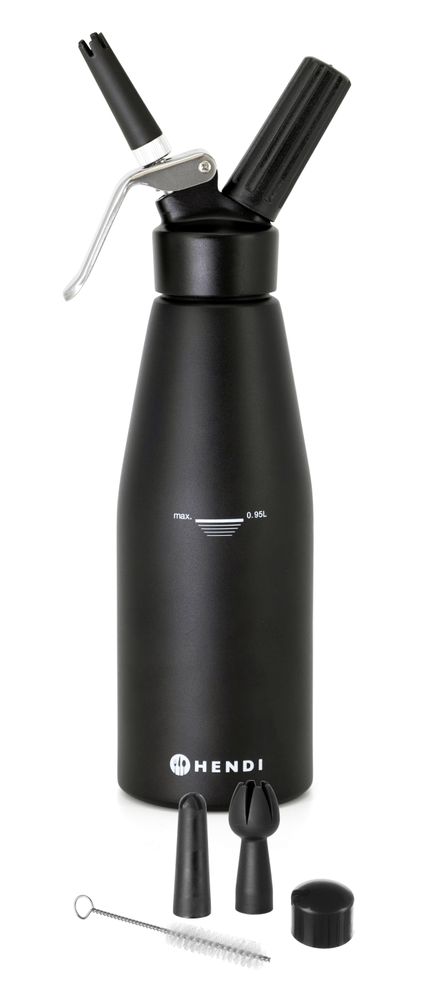 Kremdispenser - 0,95L - Svart - for Storkjøkken - XL - Storkjøkken