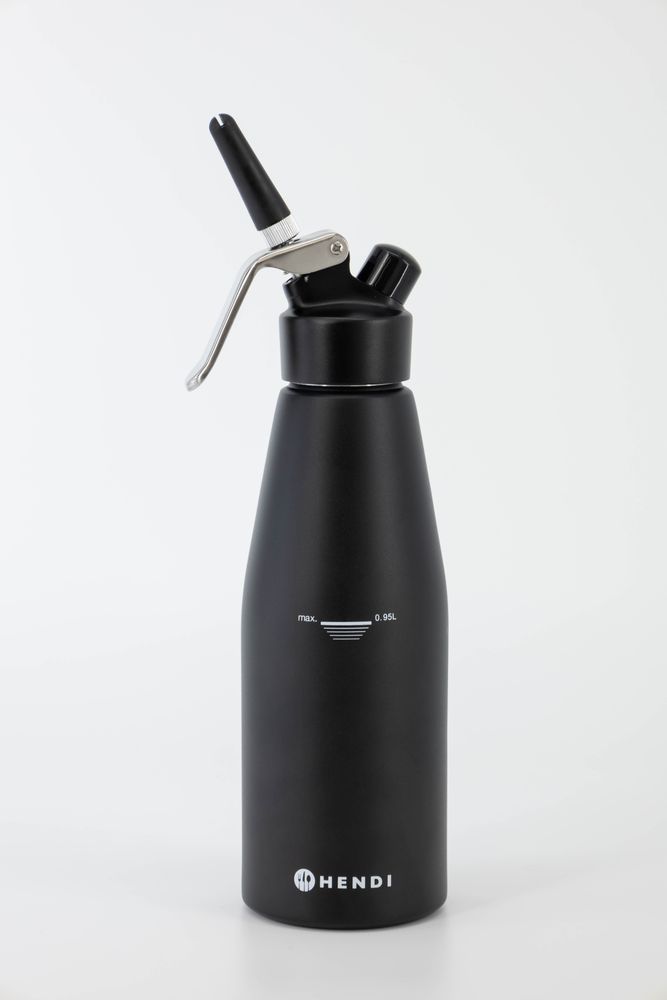 Kremdispenser - 0,95L - Svart - for Storkjøkken - XL - Storkjøkken