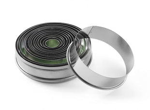 Kuttersett med takket kant - Rund - 14 deler - for Storkjøkken - XL - Storkjøkken